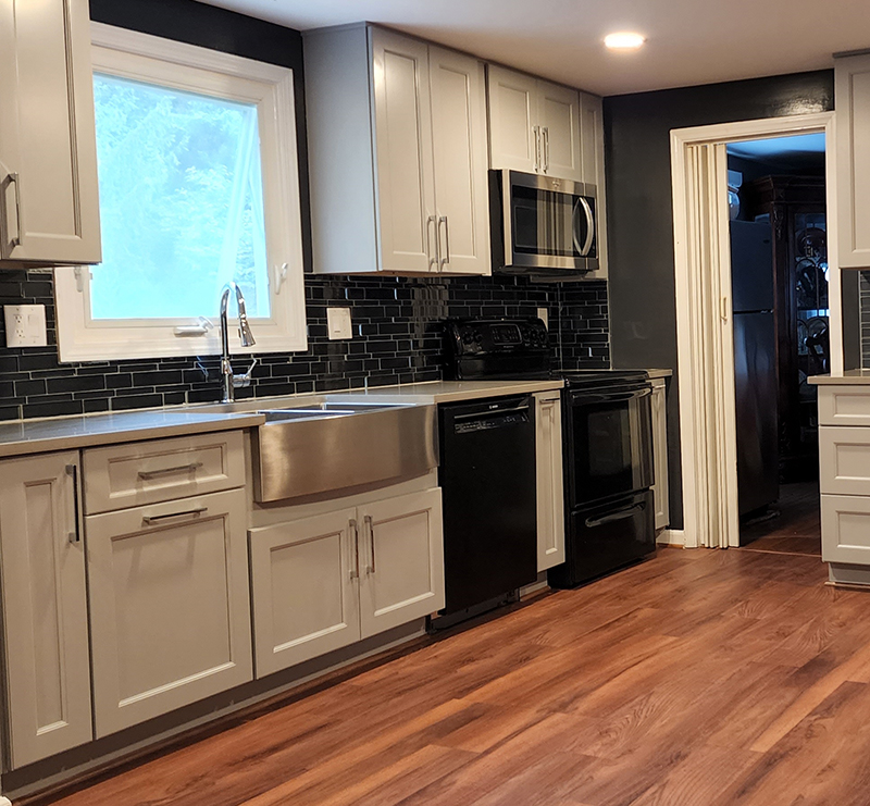 Kitchen Remodeling Maryland counter flooring