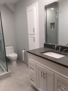 Complete hallway bathroom remodel.